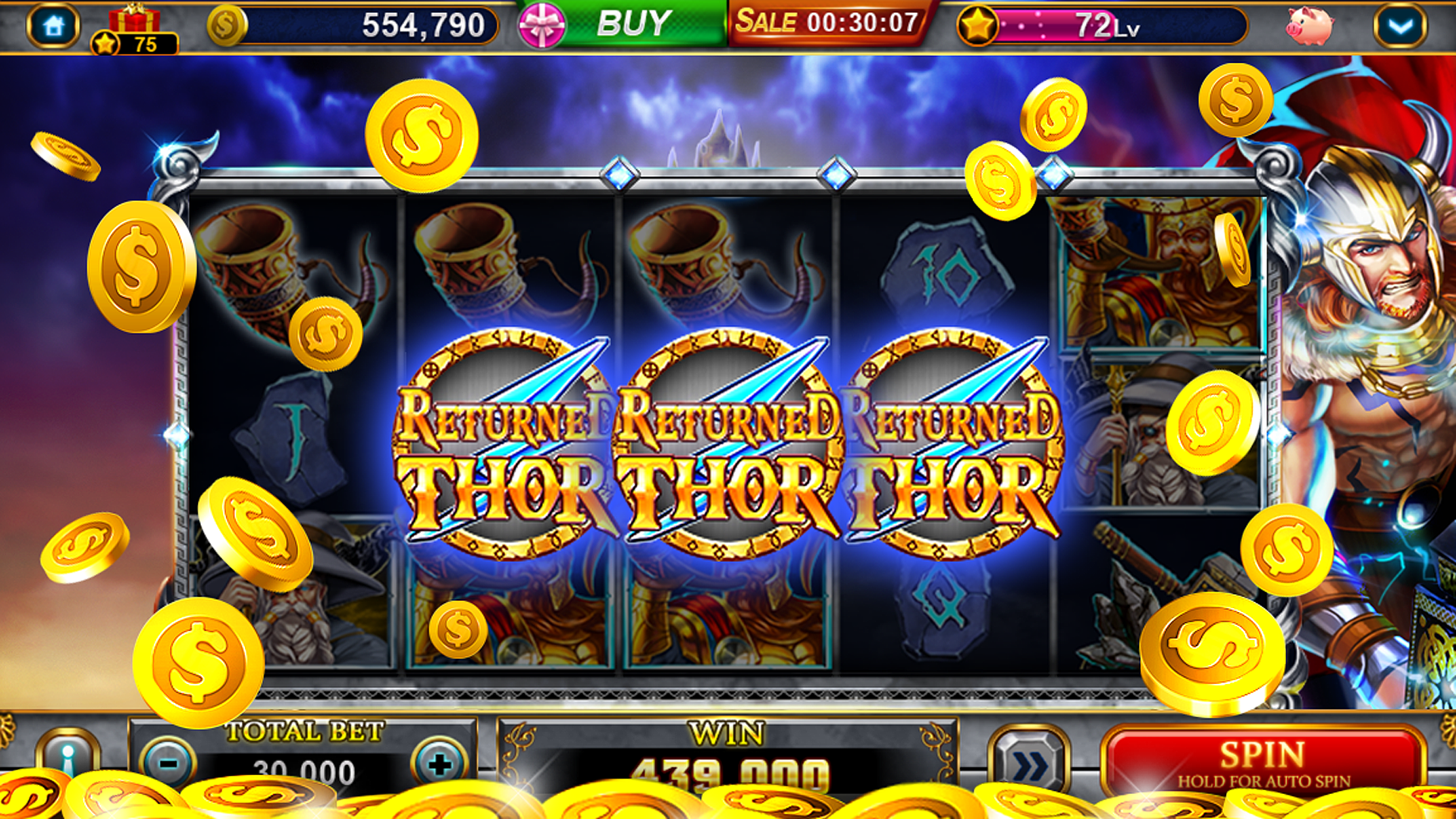 Ảnh chụp màn hình game Slots trên ứng dụng FB88